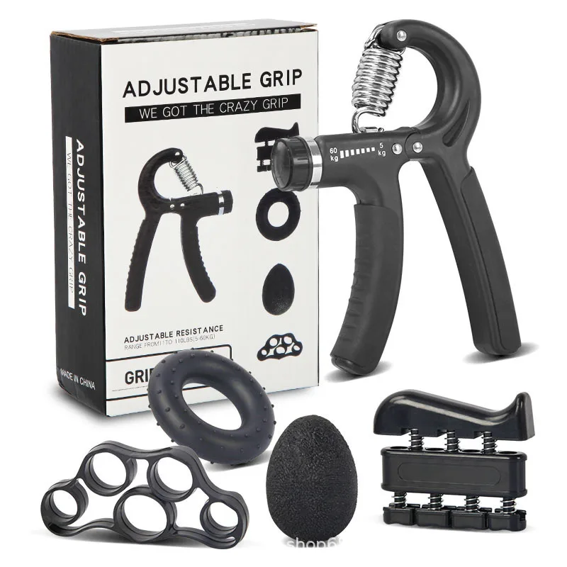 Adjustable Finger And Forearm Strengthening Kit - Improve Grip Strength And Flexibility With Resistance Hand Grippers