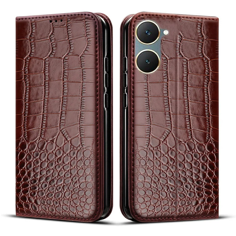 For Vivo Y03 Case Leather Wallet Flip Phone Case For Vivo Y03 VivoY03 Y 03 Cover For Vivo V2332 Case Cover Fundas Shell