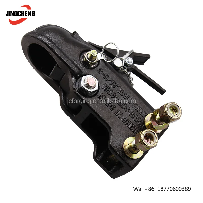 ISO9001 Connectors Trailer Parts 2 Inch Ball 50mm 3500lbs Hitch Trailer Coupler  Trailer Coupler JC Supply