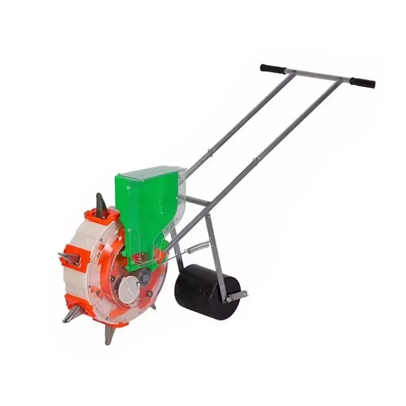 

Hand Push Corn Peanut Planter Multifunctional Seeding Fertilizer Soybean Planter Stainless Steel Planter (2 Styles Available)