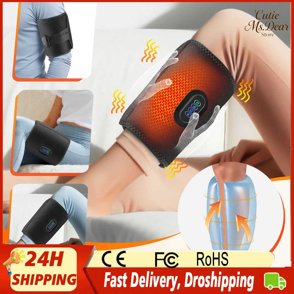 

3 vibration Wireless Air Pressure Calf Massager Circulation and Fatigue Relief Rechargeable Leg Massager For Home And Office
