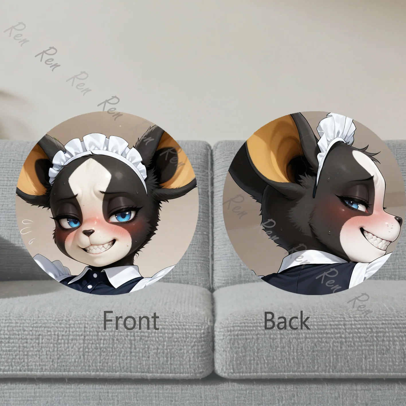 Dakimakura Anime ggy Pillow Cover Sofa Cushion Double-side Print Throw Pillow Case 40X60cm