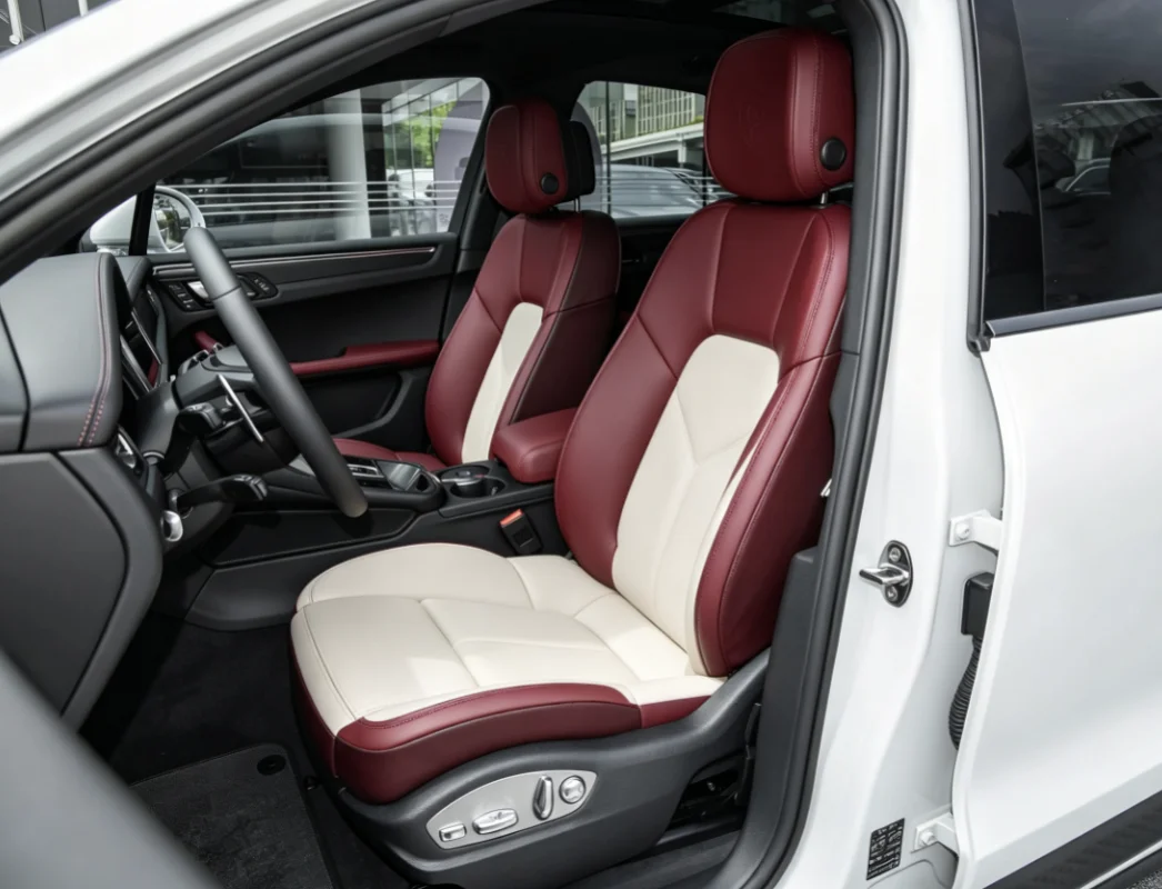 Für Porsche Macan 2023~2026 Maßgefertigte Autositzbezüge Luxuriöses Nappaleder 100% Passgenau Innenausstattung 360 ° Vollständige Abdeckung – Detail 10