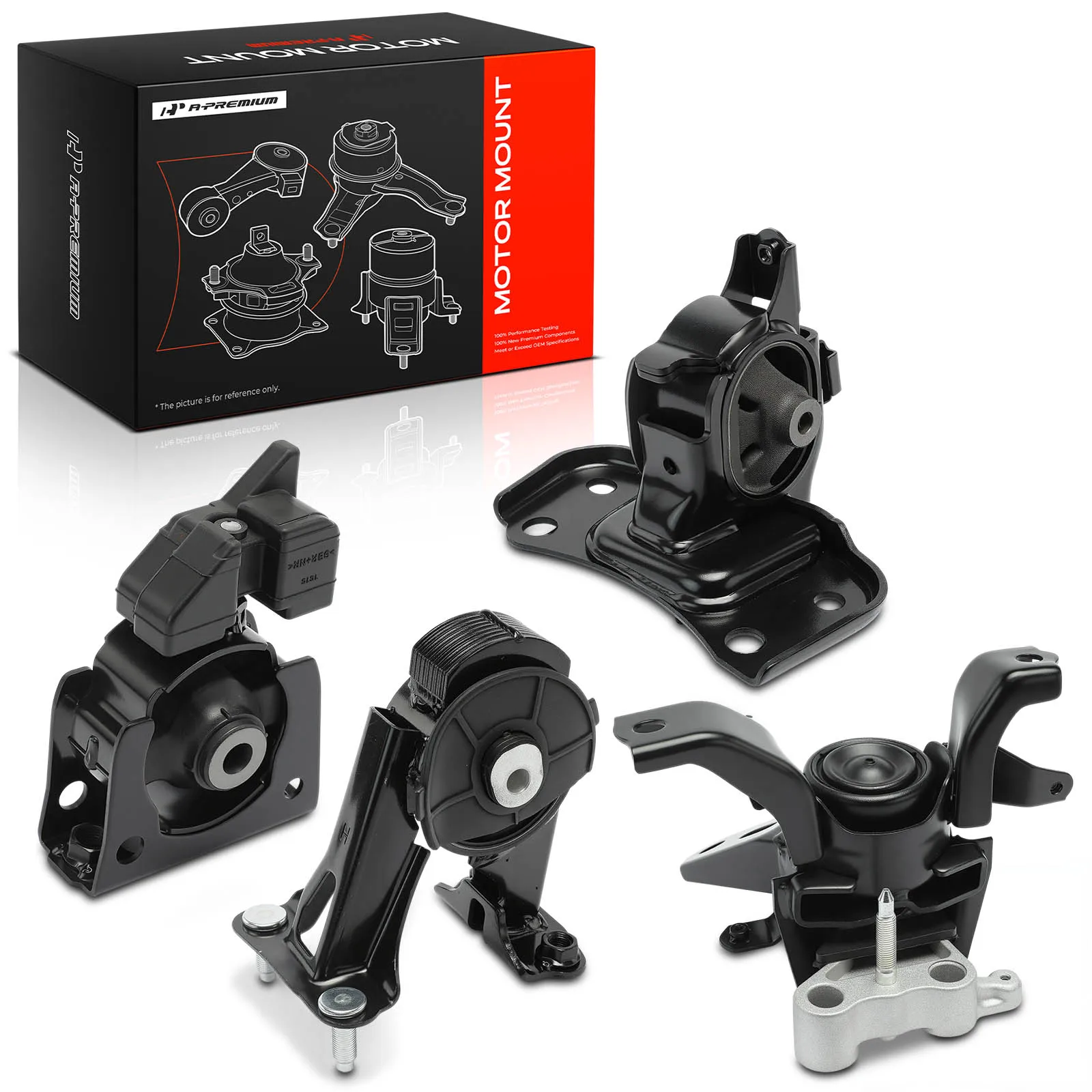A-Premium 4pcs Automatic Engine Motor & Transmission Mount for Toyota Prius 2010-2015 Prius V 2012-2015 Lexus CT200h 2011-2017