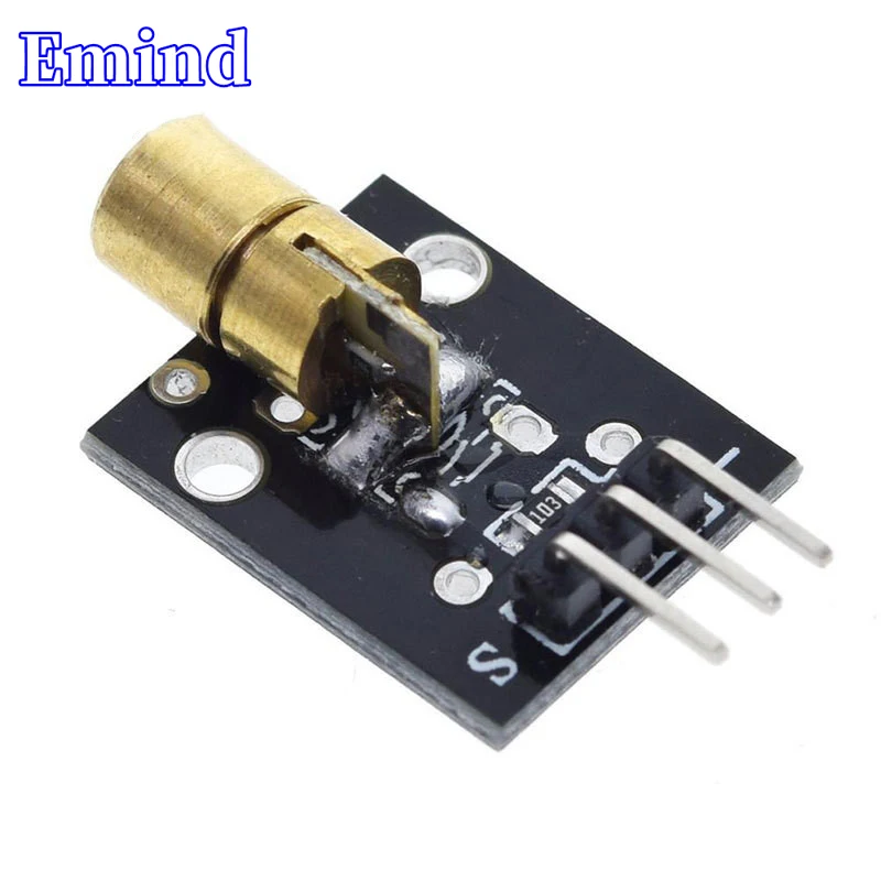 

10/20/50/100/200Pcs KY-008 Laser Head Sensor Module 650nm Laser Module 5V For UNO R3 Laser Module For Anti-Theft Detection