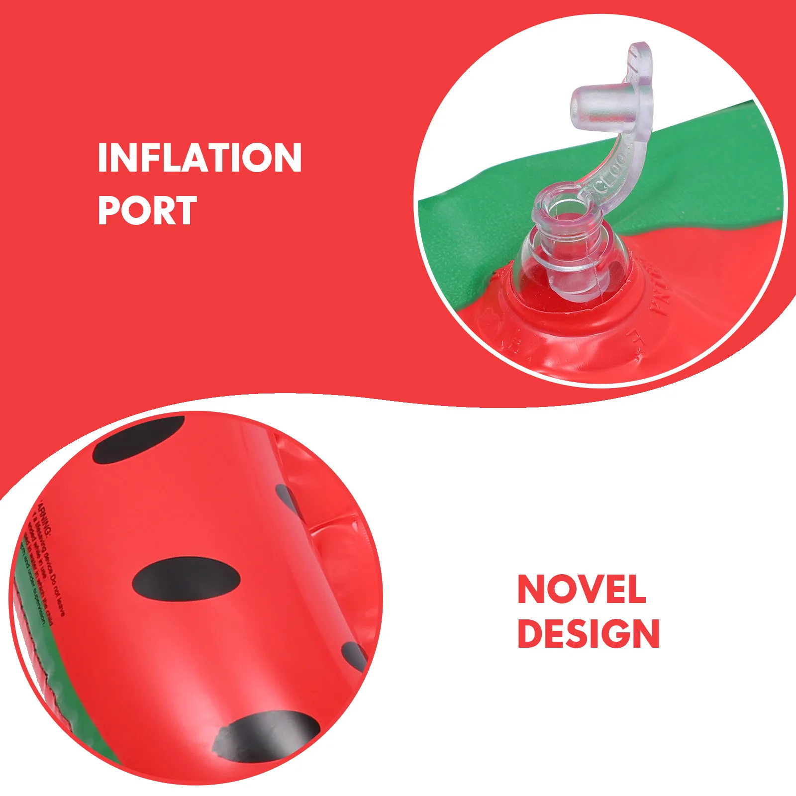 Lovely PVC Pool Float Inflatable Swimming Floating Summer Vacation Beach Leisure Lightweight Portable Swimming Float Row