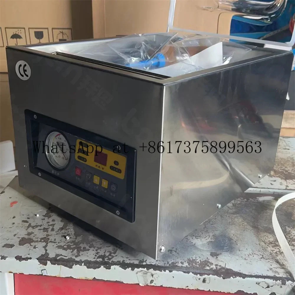 Commercial Single Chamber Vacuum Sealer Machine  Vacuum Packaging Sealer for Rice Fish Food Meat Packing