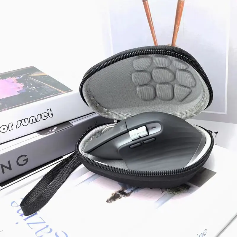 For Logitech MX Master 3S Master Wireless Mouse Storage Bag Hard Case Protector Travel Mice Bag Hard Shelll Accessory