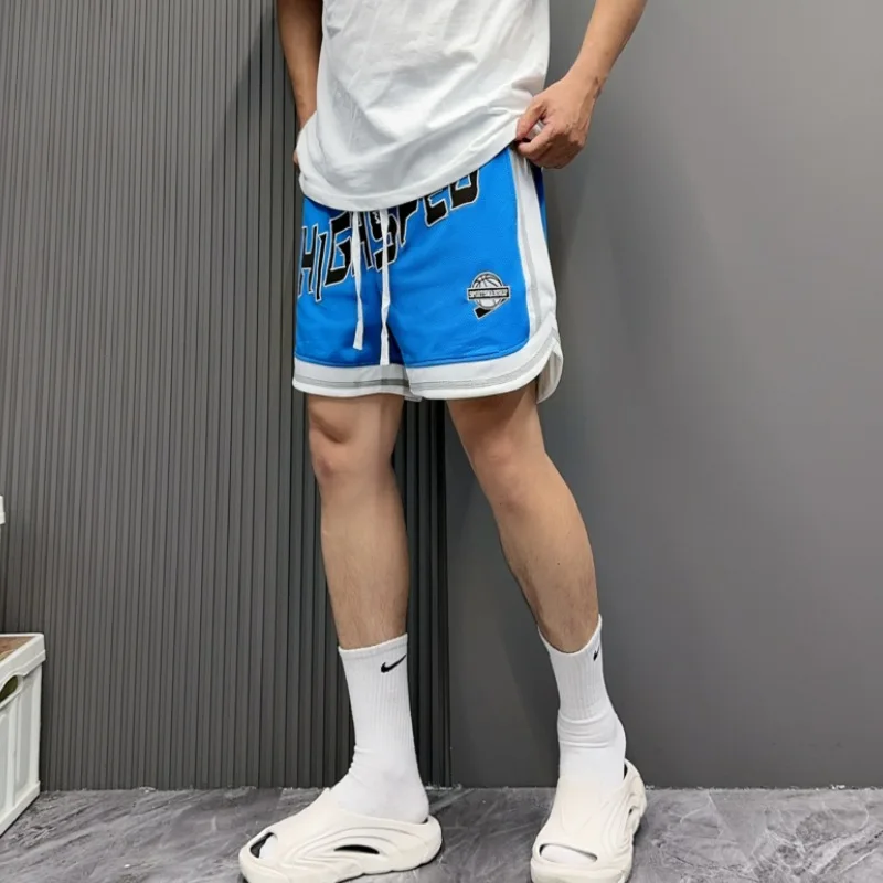 300GSM Mesh Basketball Shorts Men  Oversized Breathable 4 Inch Quick Dry