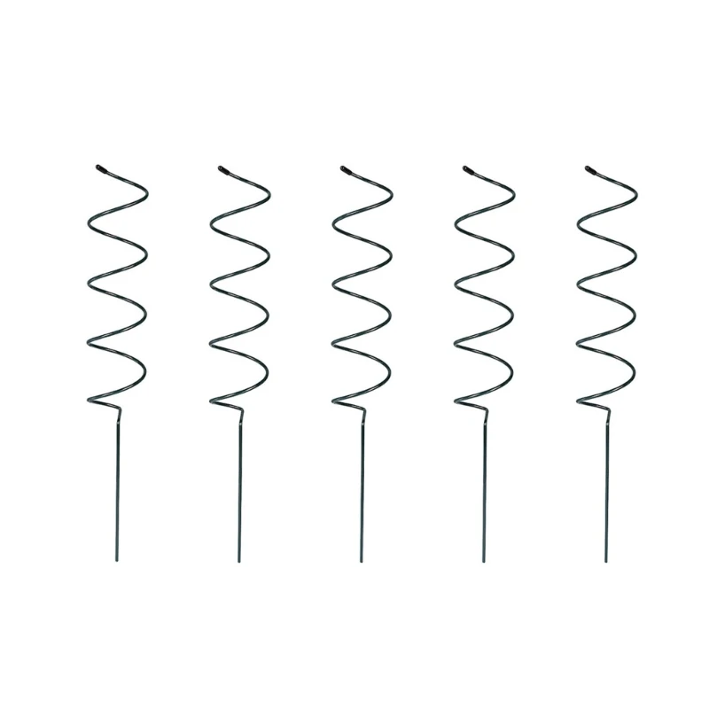 

5Pcs Garden Plant Stakes Metal Plant Training Rod Vertical Growth Support Stand For Tomato Vine And Climbing Plant