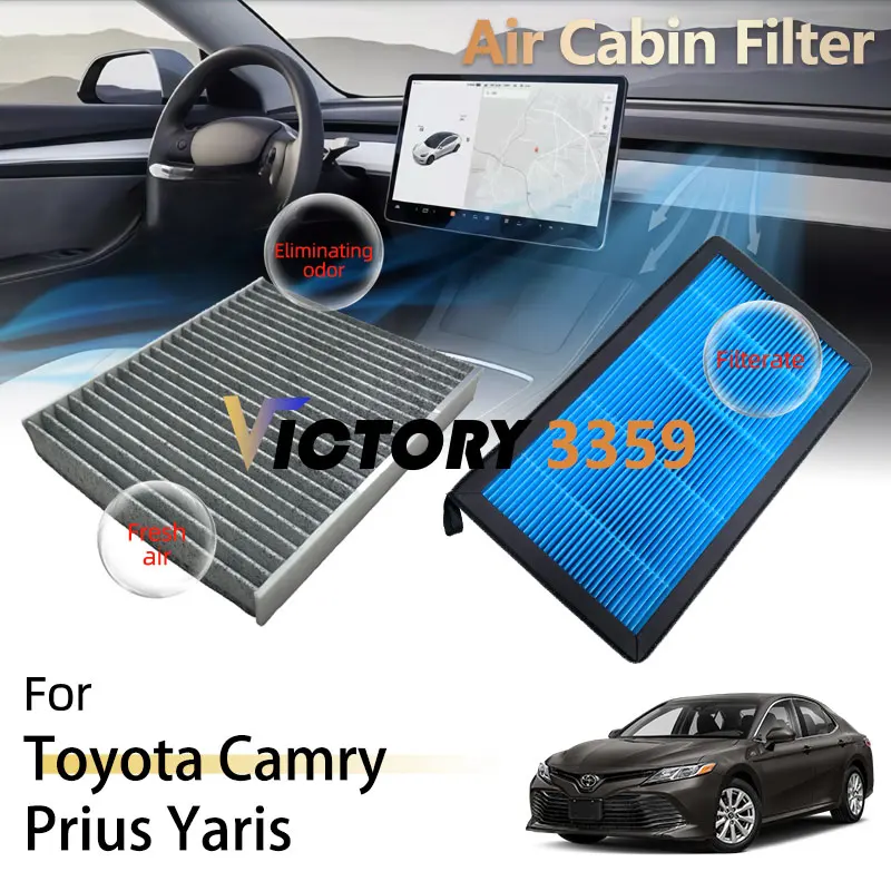 Запасной фильтр салона для Toyota Camry 2018-2023 Yaris XP210 2020-2023 Prius PHV 2016-2023 Аксессуары 8713906150 8713948050