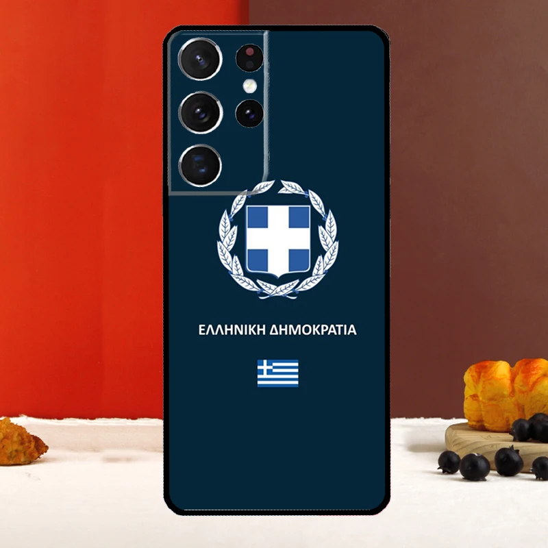 اليونان اليونانية العلم غطاء لسامسونج غالاكسي S25 S24 S22 S23 الترا S9 S10 زائد S20 S21 FE S24 FE جراب هاتف #5