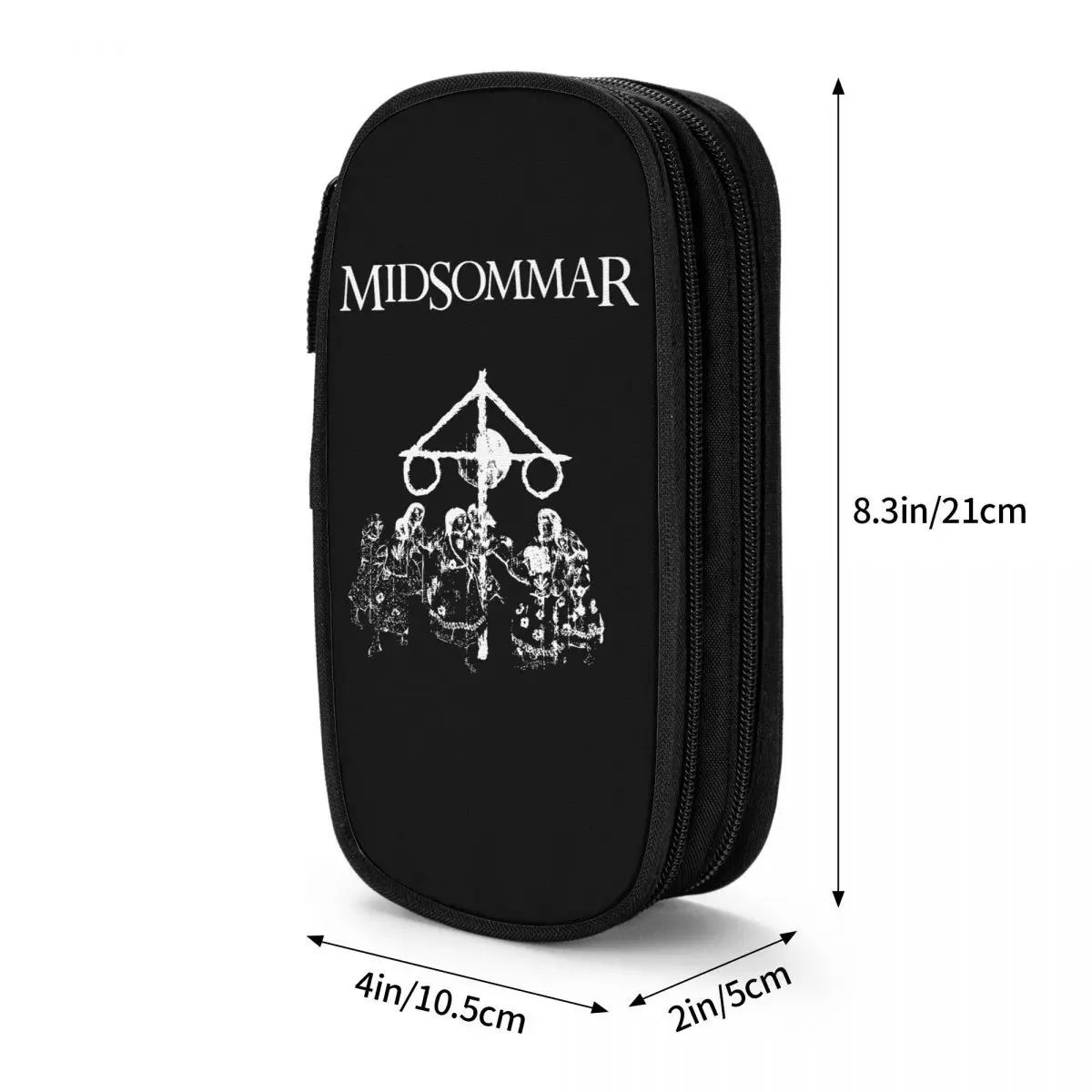 Lovely Horror Movie Midsommar Fear Pencil Case Canvas Pen Box Boy Girl Fashion Big School Pencil Cases Stationery