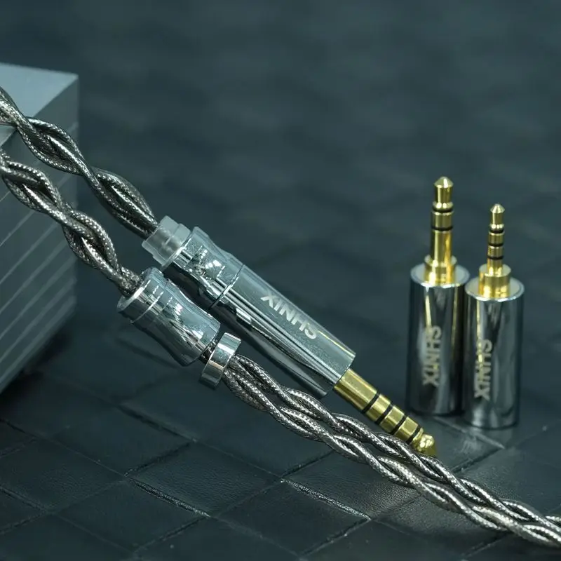 XINHS-123 Shadow Warrior 3-in-1 modulares Kabel, abnehmbarer Stecker, austauschbares HiFi-Upgrade-Kabel passend für HIMALAYA F1 Pro – Detail 7