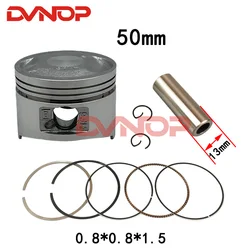 High Quality Motorcycle piston and ring For  LEAD 110 NHX110 NHX 110 GFM110 SCR110-T WH110T