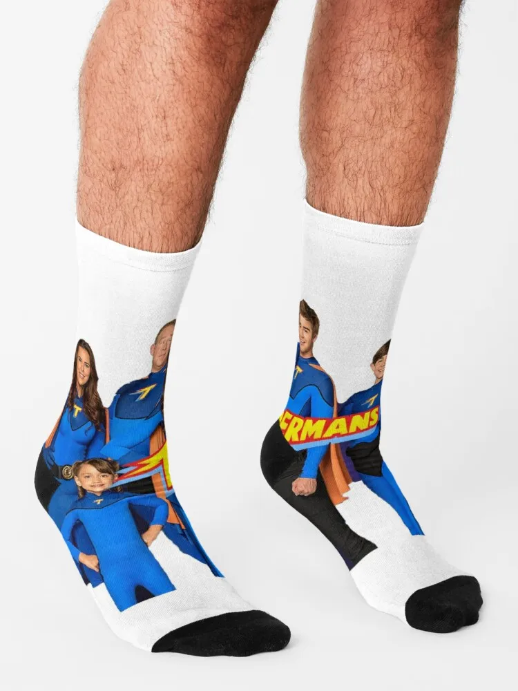 The Thunderman Socks Funny Man Socks Compression Socks Men