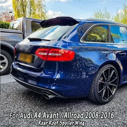 For Audi A4 B8 8.5 Avant / Allroad 2008-2016 Rear Trunk Roof Spoiler Rear Roof Lip Spoiler Wing Car Tail Wing Car Accessories