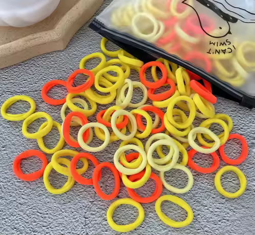 50/100Pcs Hair Bands for Children Colorful Nylon Scrunchie Hair Ties Rubber Band Kids Elastic Hair Leagues Girl Hair Accessories - Image 11