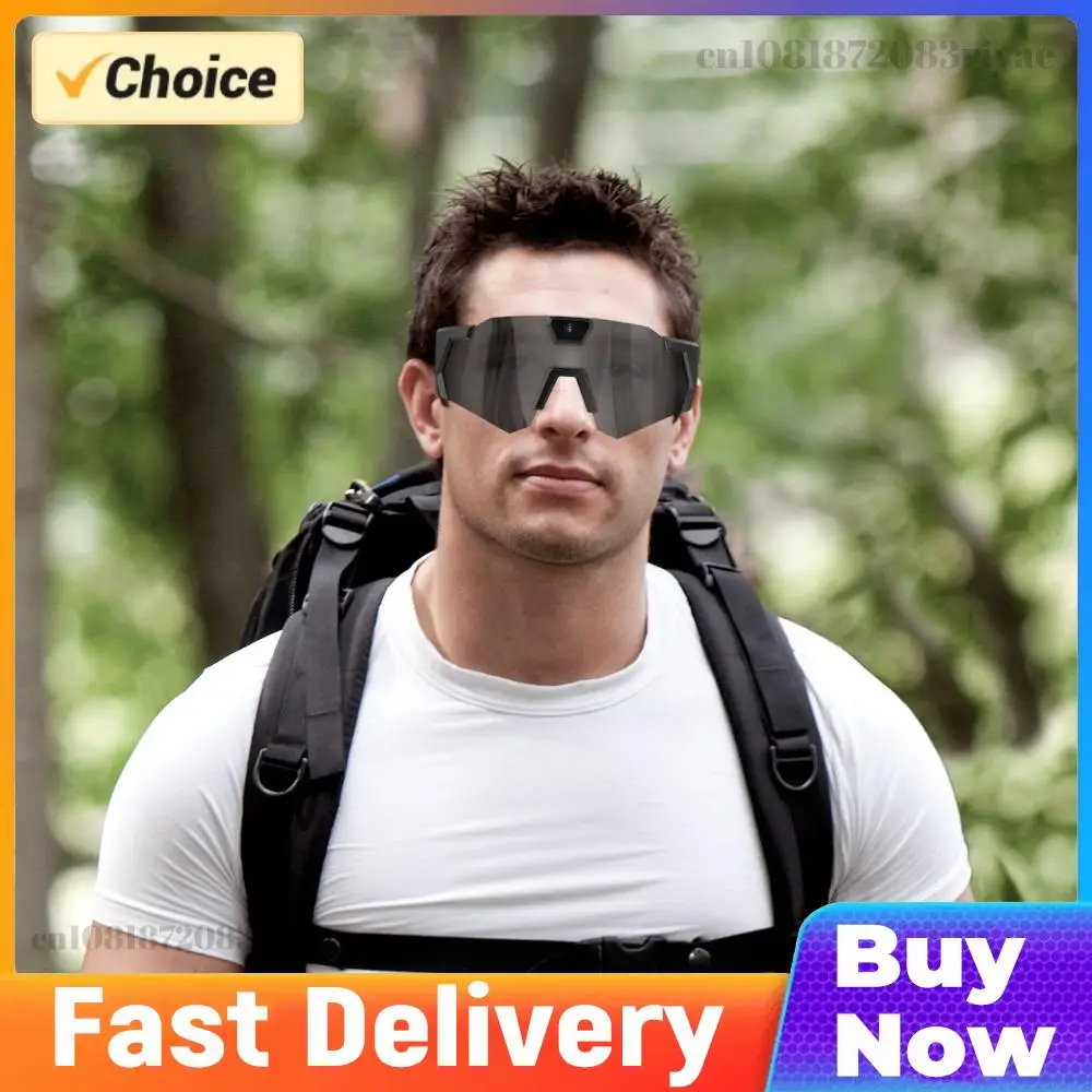 

Умные очки-камера HD 1080P, спортивные солнцезащитные очки с камерой, 64 ГБ ПЗУ, носимые спортивные очки для мужчин и женщин