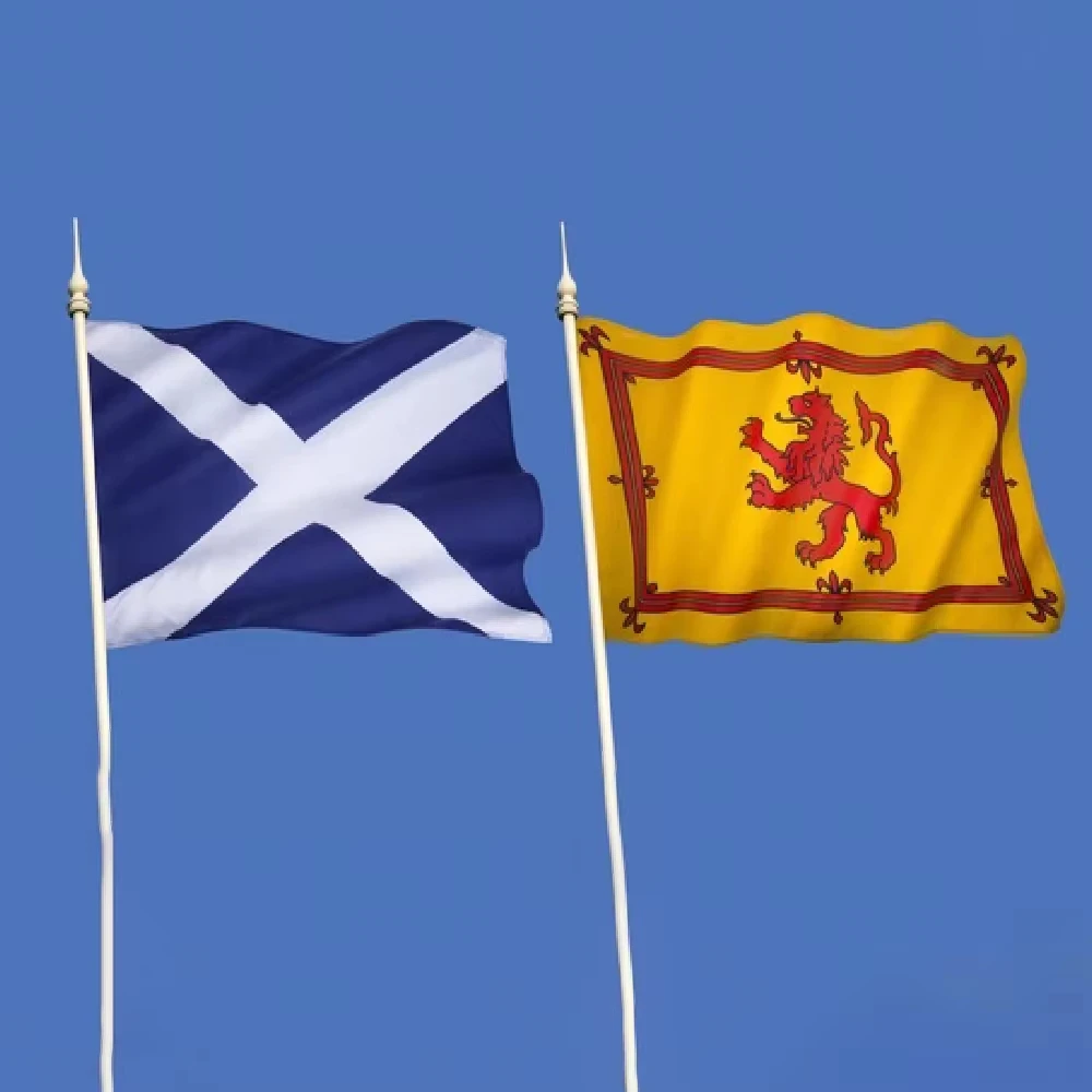 90x150 CM Royal Lion Rampant and Scotland Flag For Decoration