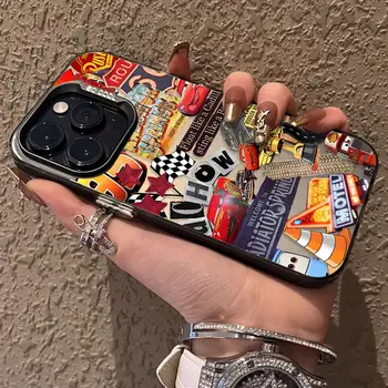 Lightning McQueen 95 Araba Kaplama Kılıfı iPhone 13 14 16 15 12 11 Pro Max XS X XR 8 7 Plus SE 2020 için Darbeye Dayanıklı Mat Sert Kapak 10 best sales Air Max 95 Neon - №2