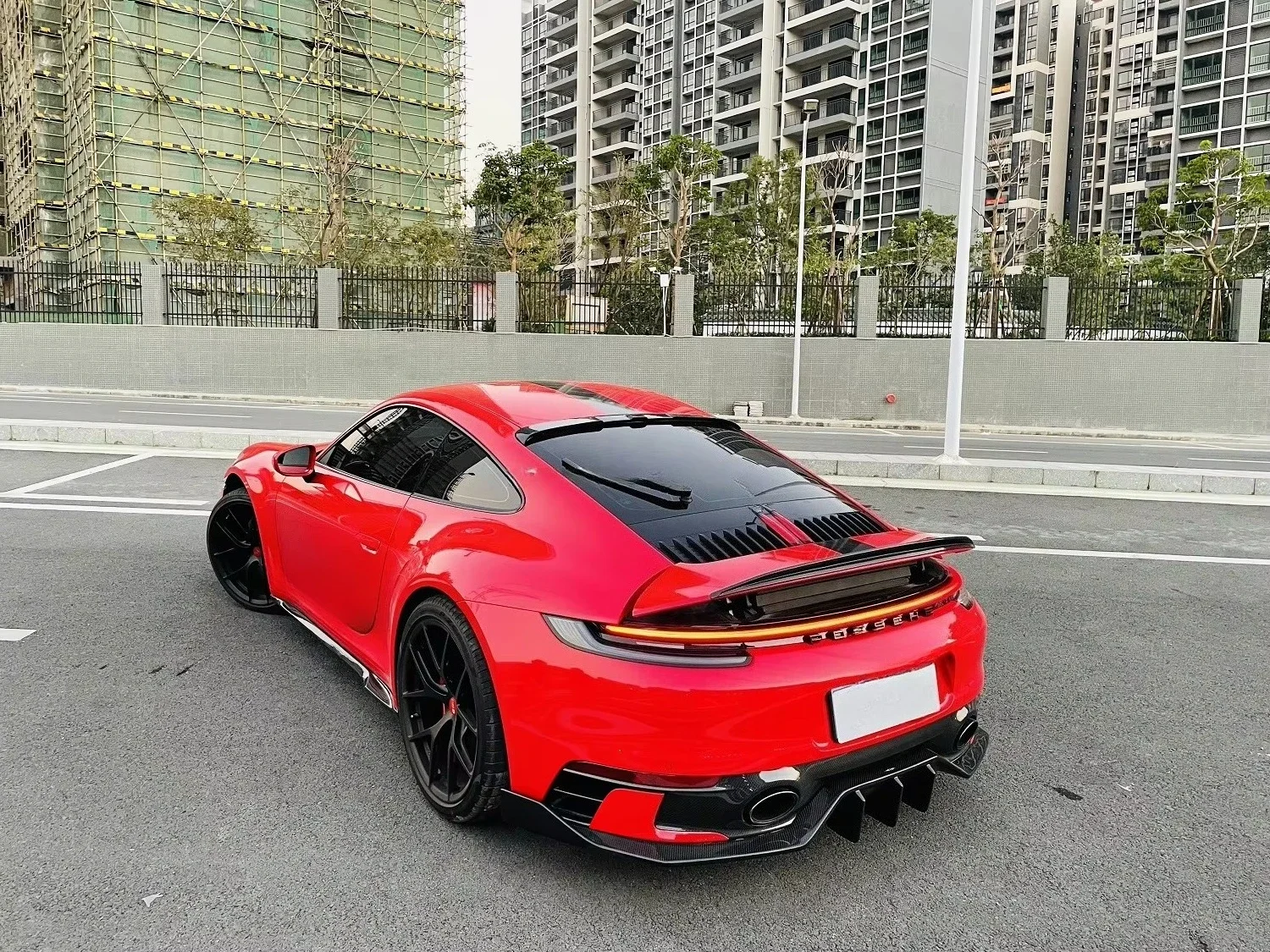 

New Full Dry 3K Twill/Forged Carbon Rear Wing Spoiler