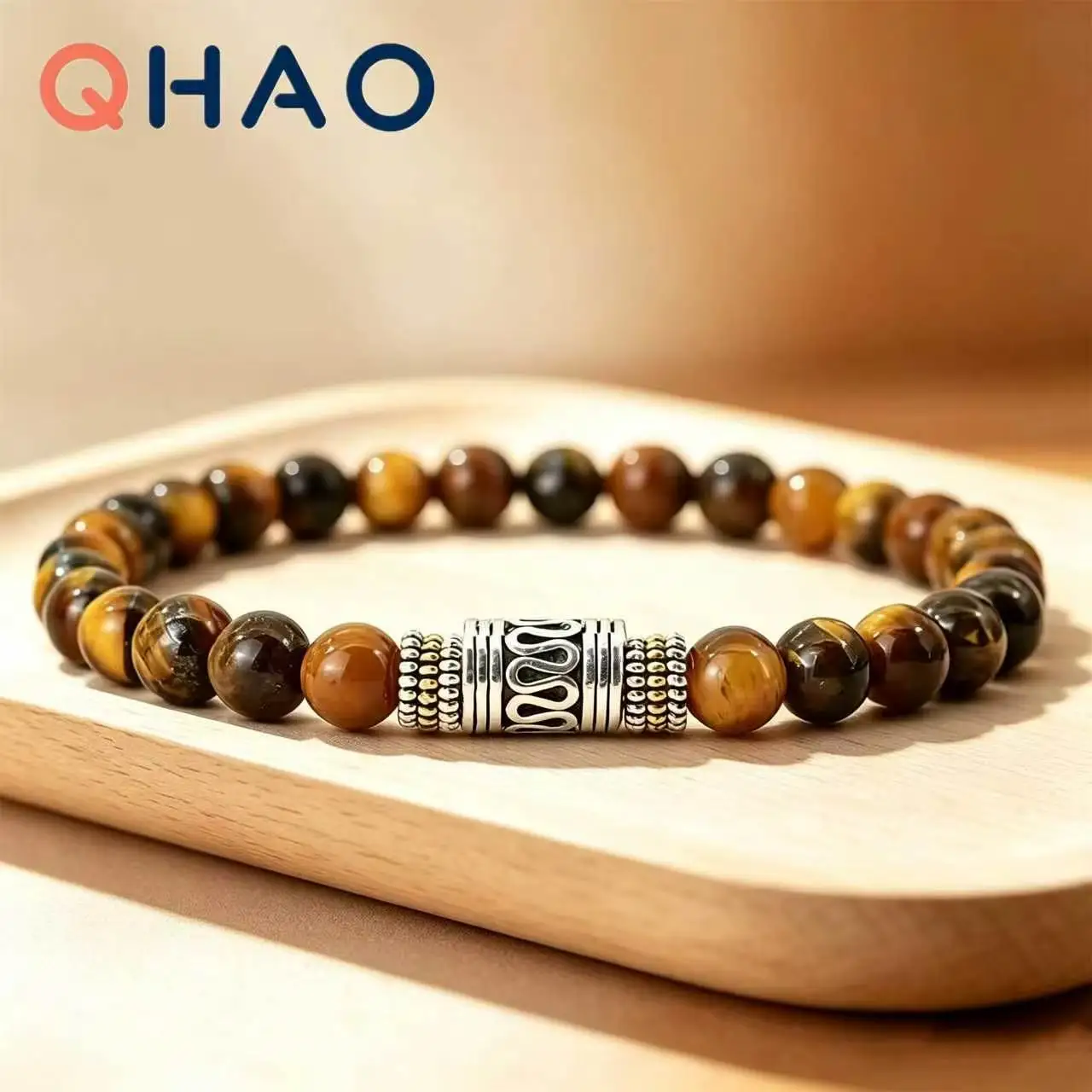 6mm Natural Stone Yoga Bracelet Unisex Meditation Beads Lucky Red Tibetan Buddhist Minimalist Design Luxury Retro