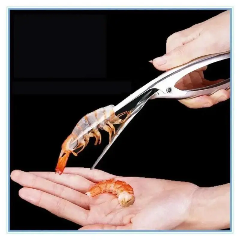 New Shrimp Peeler Kitchen Tools Shrimp Fishing Knife Lobster Sheller Kitchen Seafood Tools Stainless Steel Accessories