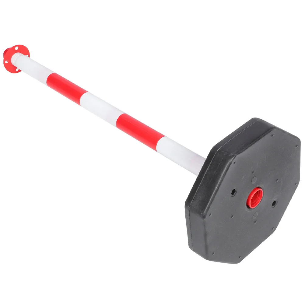 

1pcs Red White Warning Post Traffic Delineator Isolation Pile Elastic Plastic Safety Barrier Portable Garage