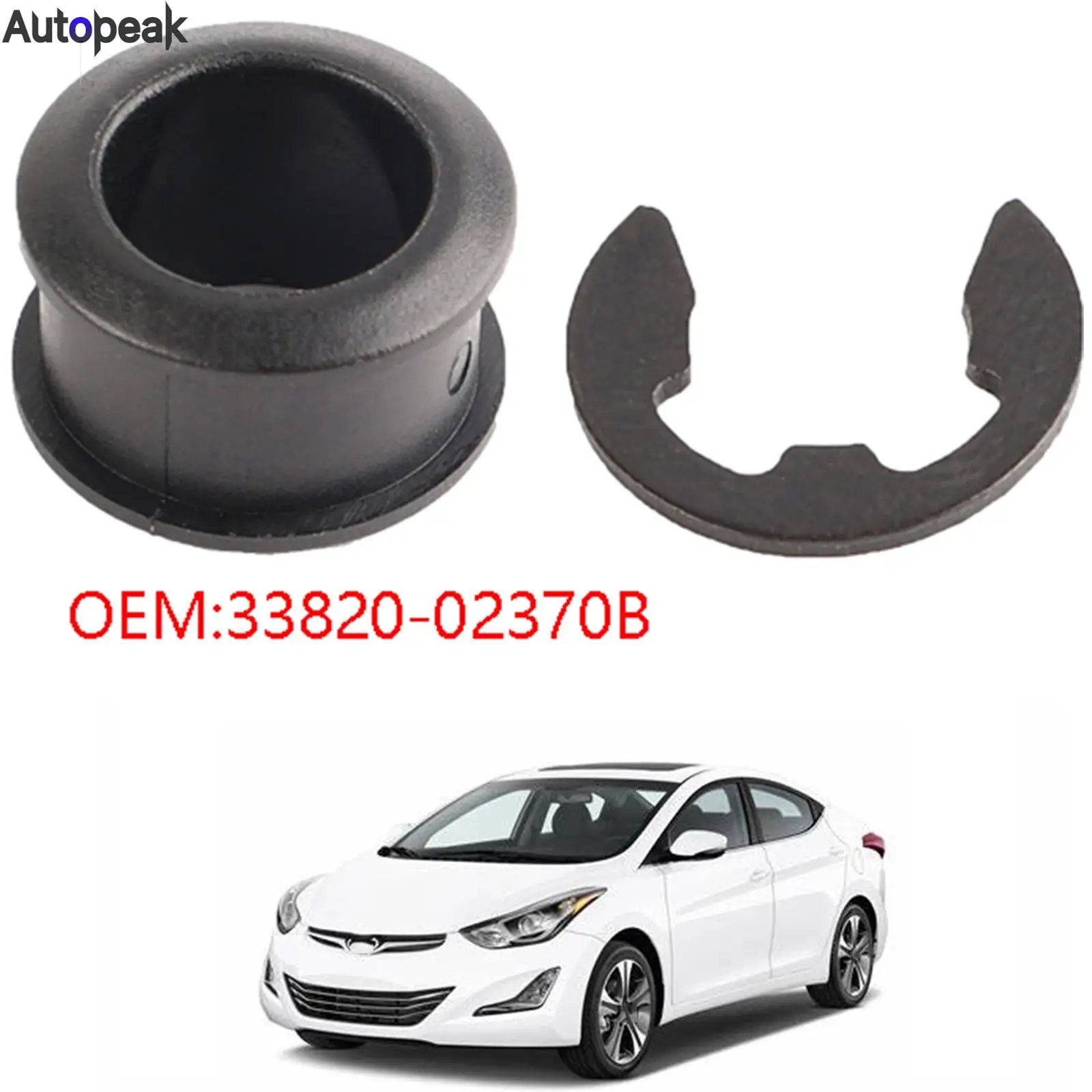 

For Hyundai ELantra Automatic high quality plastic Transmission Shift Shifter Cable Bushing replacement 33820-02370B 3382002370B