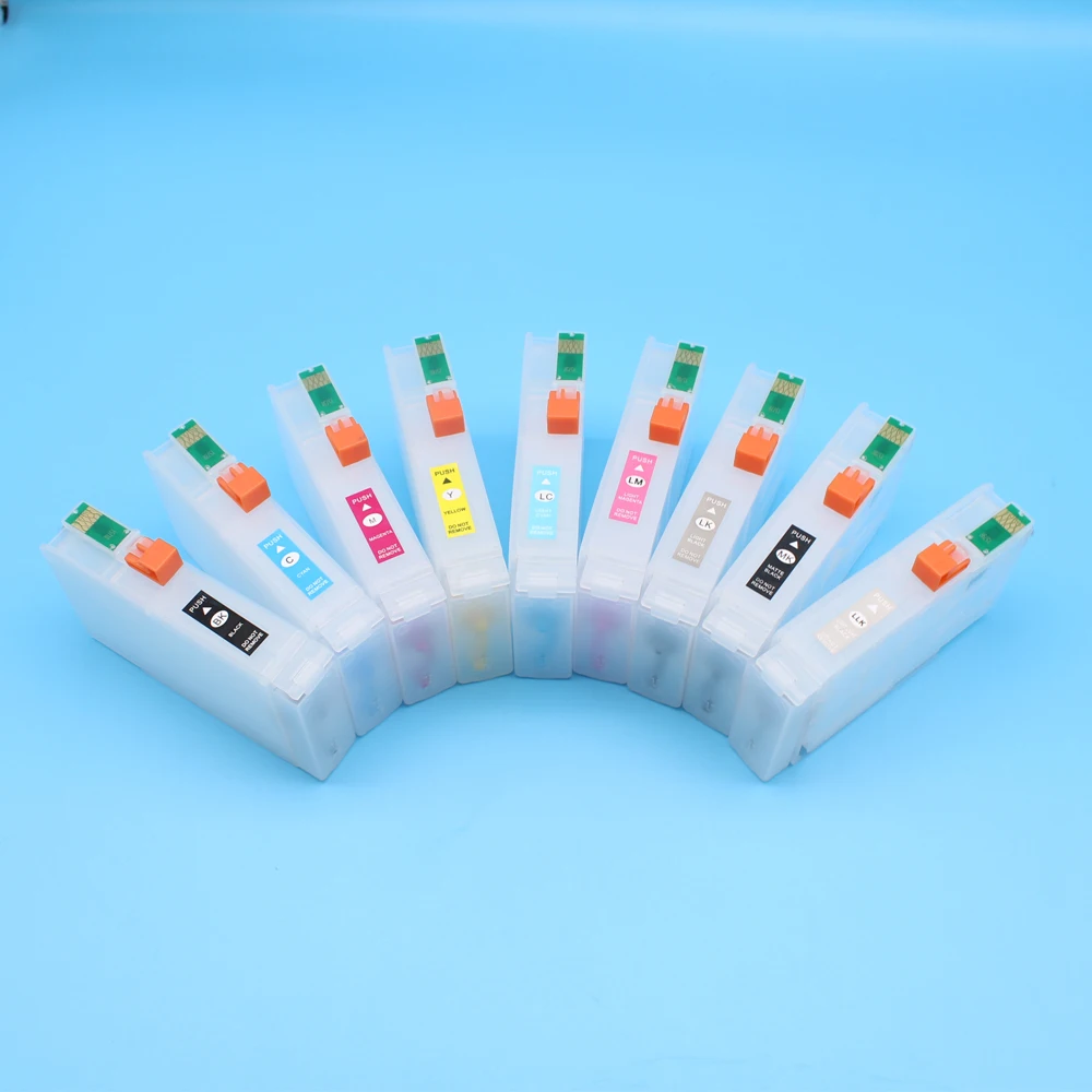 

R3000 Refillable Ink Cartridges With Chips For Epson R3000 T1571 T1572 T1573 T1574 T1575 T1576 T1577 T1578 T1579 With Chip