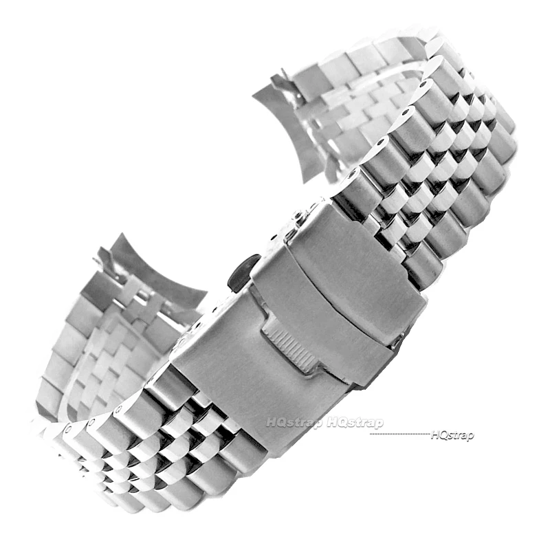 20mm 22mm Steel Strap for Jubilee for Seiko Watch Band for Rolex Wristband Metal Bracelet Silver with Tool Watches Accessories image 6