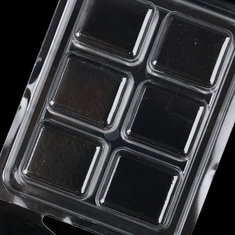 10 عبوات من قوالب تذوب الشمع، صدفي شمع شفاف، صناديق شموع تذوب الشمع بدون فتيل