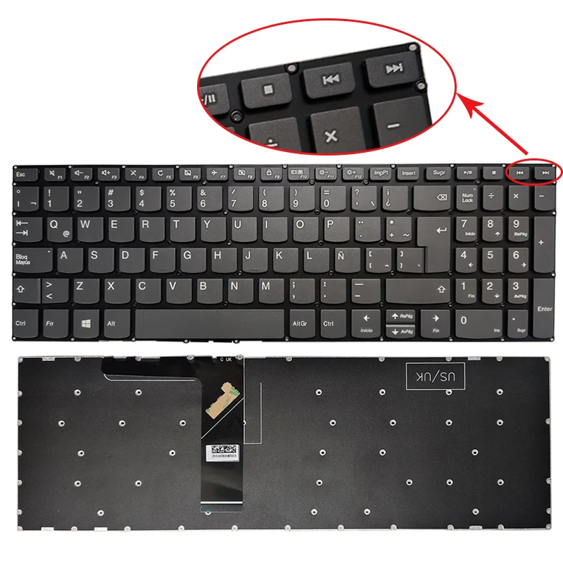 NEW FOR Lenovo IdeaPad 330S-14 330S-14IKB 330S-14AST Laptop Latin Keyboard NO backlit