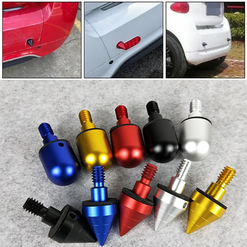 1 Stück Kofferraum-Stoßstangen-Dekoration, Anti-Kollisions-Legierungsschrauben für Mercedes Smart 451 Fortwo 2009-2014, Außenzubehör, Umbau