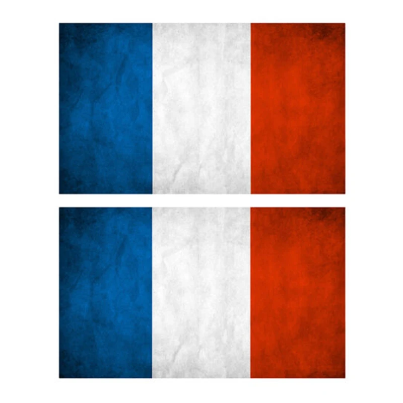 French Flag Bumper Stickers Are Made of Durable Waterproof Material, Car/truck Boat/MacBook/laptop and Aders Auto Parts