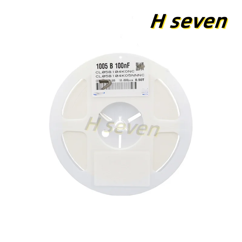 10000pcs 0402 50V SMD Thick Film Chip Multilayer Ceramic Capacitor 0.5pF-10uF 10NF 100NF 1UF 2.2UF 4.7UF 10UF 1PF 6PF