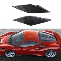 For Ferrari F8 2020-2022 Carbon Fiber Rear Fender Vent Car Rear Side Air Vent Cover Trims Body Kit Car Accessories Auto Parts