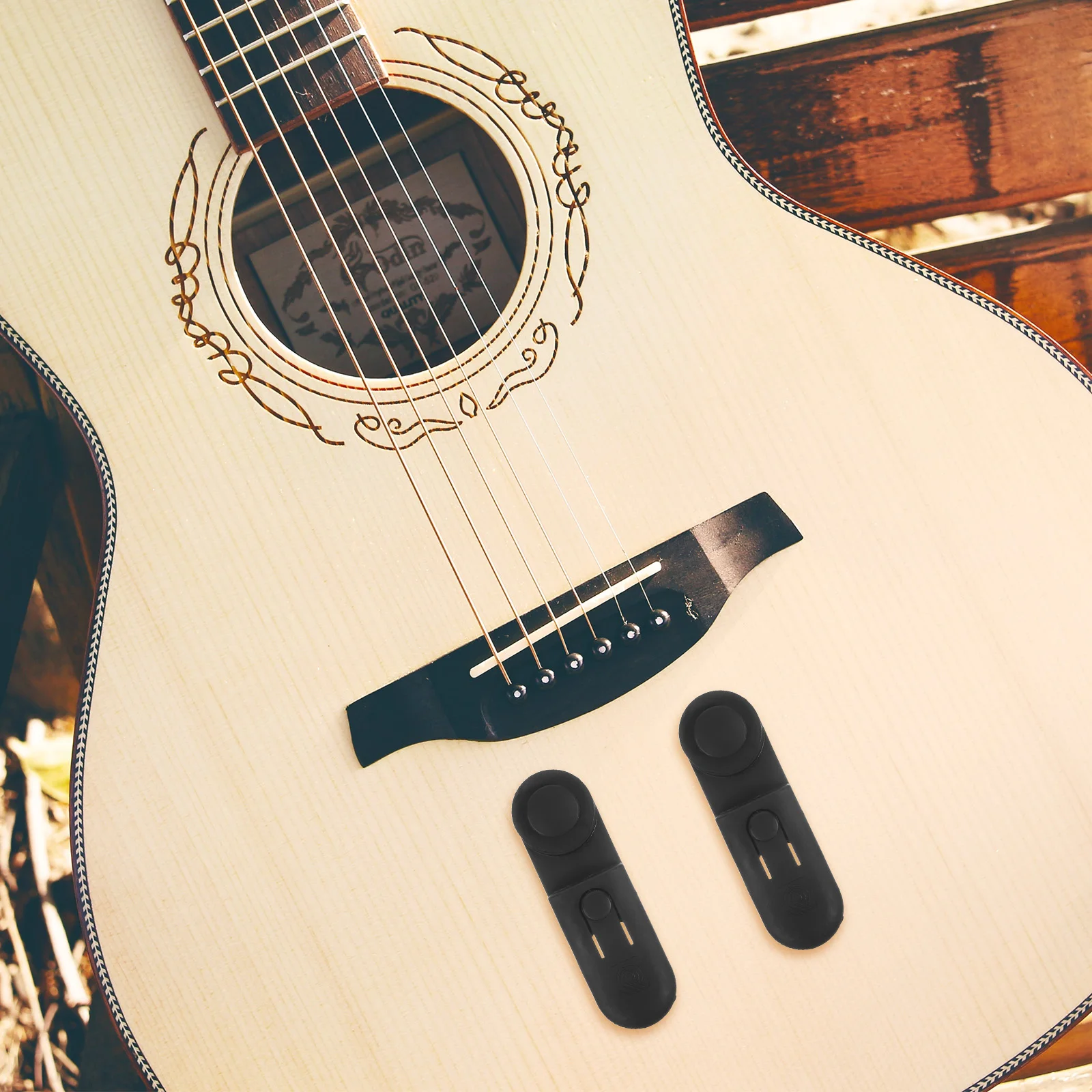 

Strap Lock Anti falling Buckle for Electric Guitar Bass Strap Pegs Button Compatibility Guitar Parts Accessories