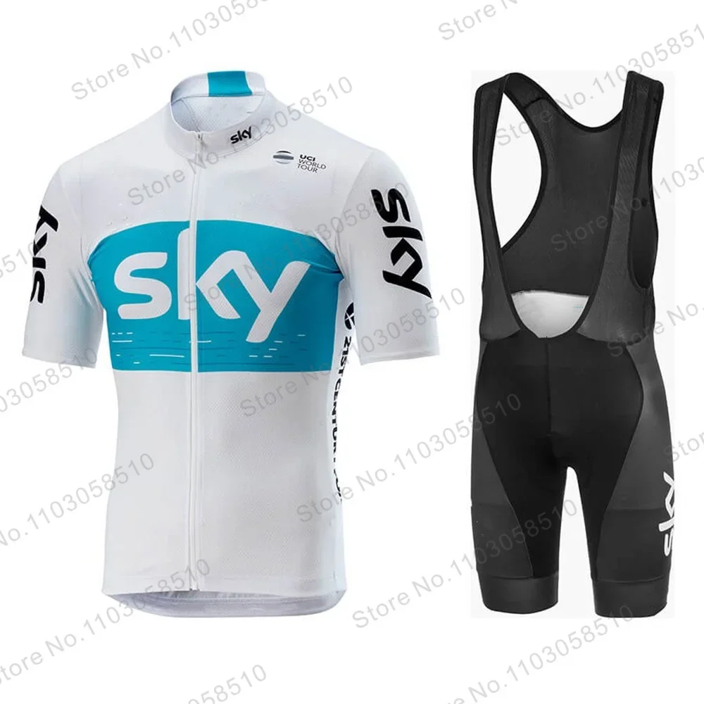 

New Team Cycling Set 2023 Summer SKY Bike Clothing Pro Team Bicycle Jersey Sportswear Maillot Ropa Ciclismo Cycling Jersey Set