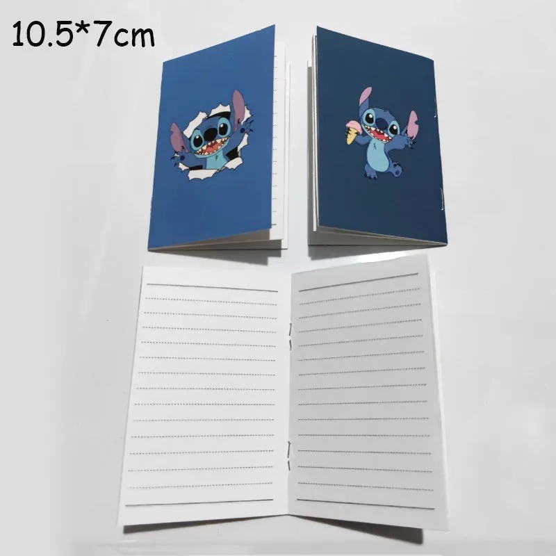 40pcs/lot Disney Stitch Memo Pad Sticky Note Kawaii Notebook Stationery Label Notepad Post Office School Supplies