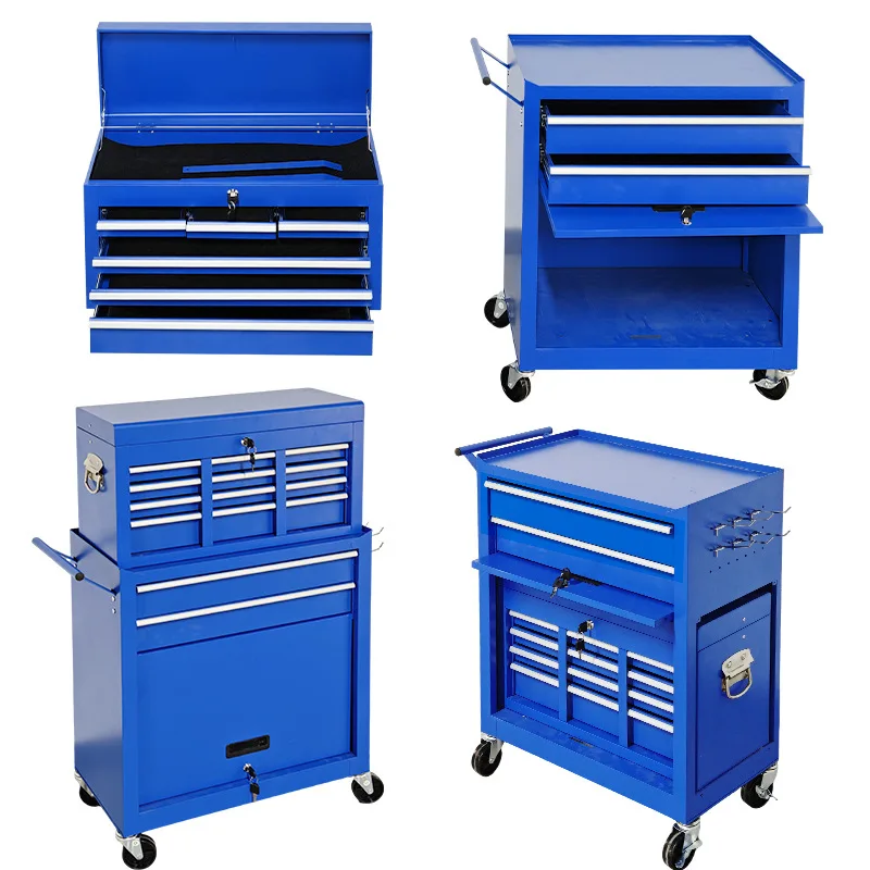 Repair tool cart multi-functional mobile tool storage box 8 drawer trolley foreign trade with drawer auto repair tool cart