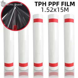 1.52*15M/5*49ft Automotive TPH PPF Car Paint Protection Film Glossy Stretch Auto Body Cover Film Warranty 2-5 years