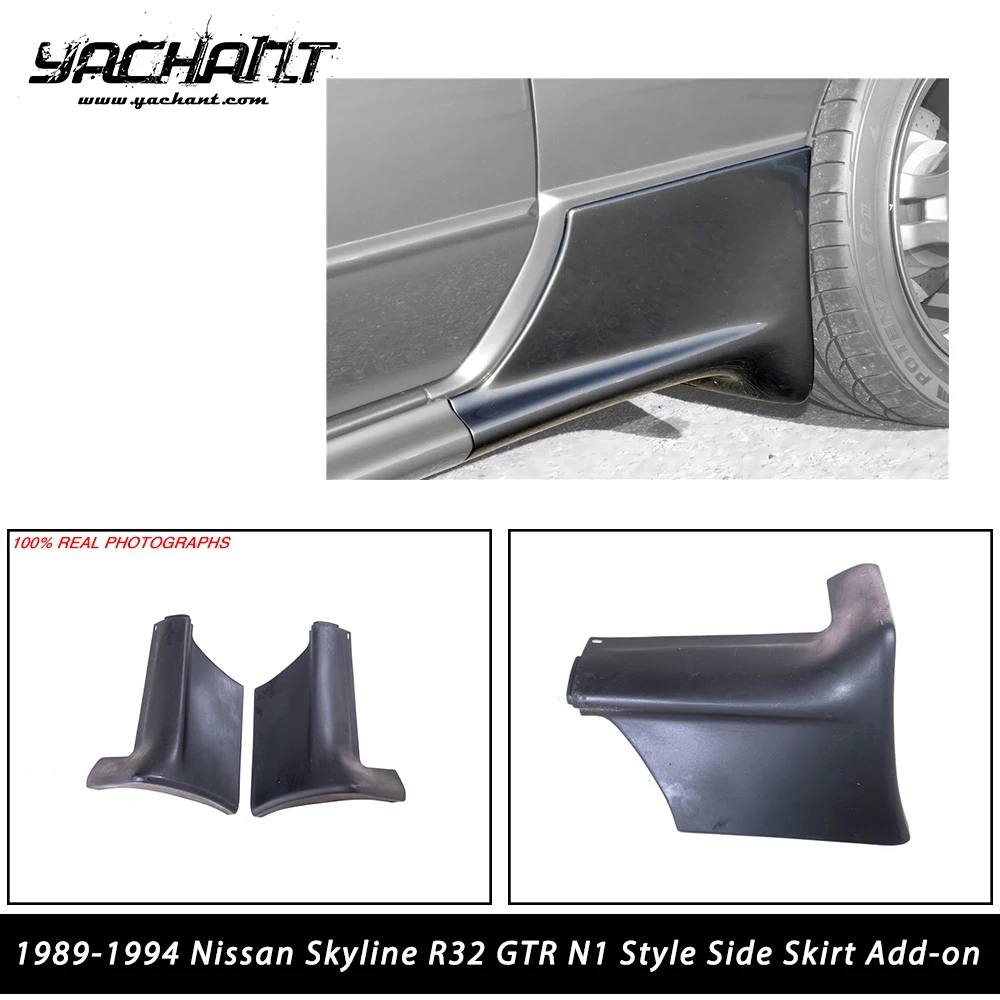 

Carbon Fiber Side Skirt Attachment Fit For 1989-1994 Nissan Skyline R32 GTR N1 Style Side Skirt Add-on Side Skirt Extension