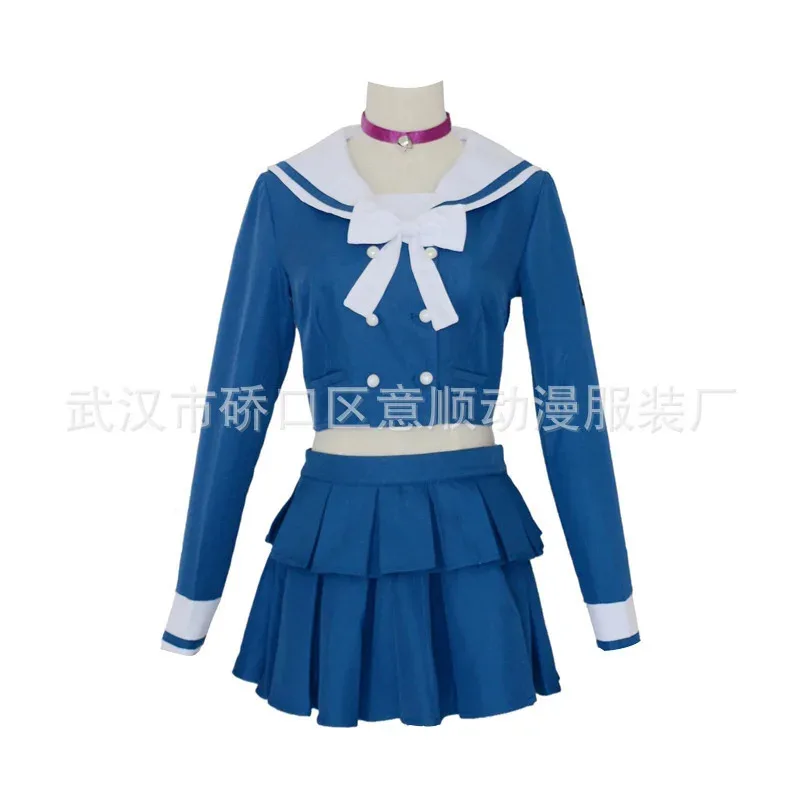 Danganronpa: Trigger Happy Havoc V3 Cosplay Kokichi Oma disfraz Miu Iruma vestido uniforme escolar hombres mujeres JK ropa goi/6