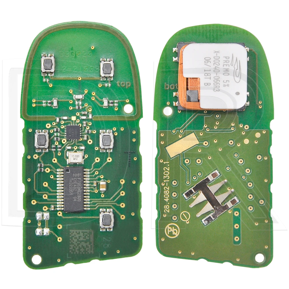 Great Original PCB 4A Chip M3N-40821302 433MHz Proximity Car Remote Control  Key For Fiat 500 500X 500L Jeep Compass Renegade