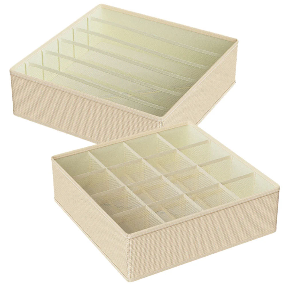 

1Set Foldable Underwear Storage Organizer Box Drawer Divider for Bras Socks Wardrobe Closet Organizer Organization for Closet