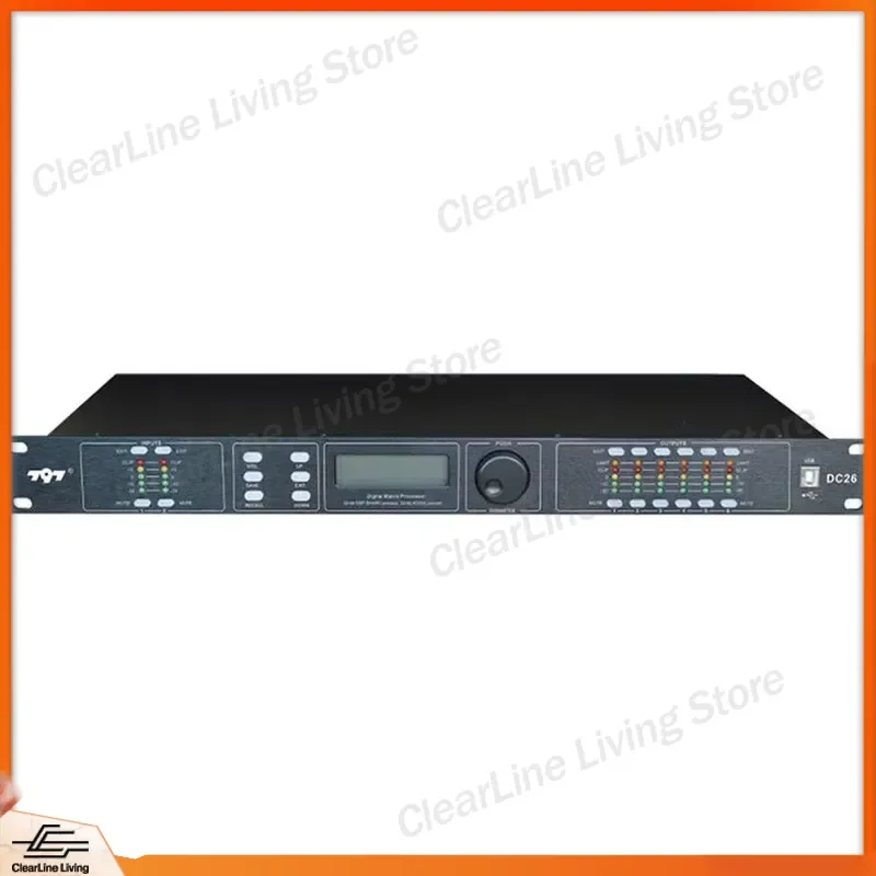797 DC26 DC48 DS88 Digital Audio Matrix Processor Anti Howling Feedback Suppressor Echo Canceller for Stage Conference Sound