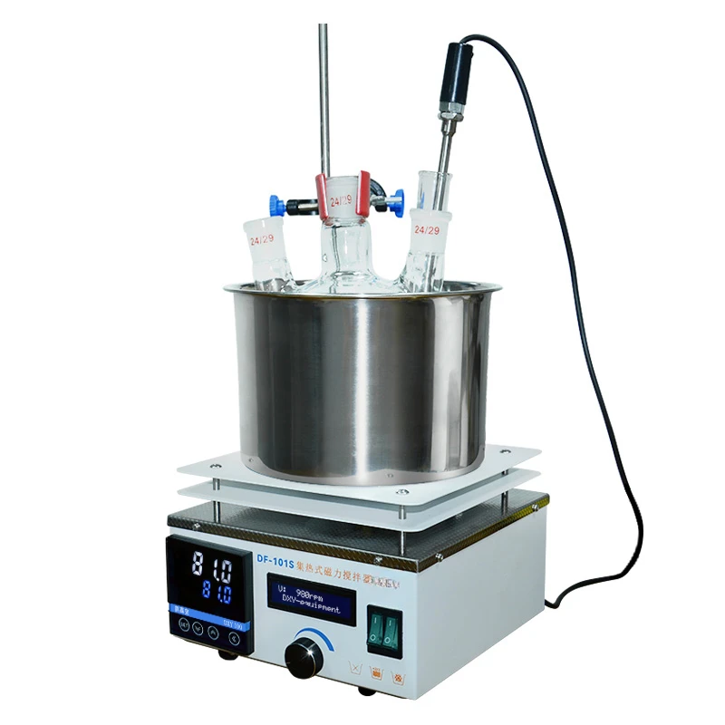 Hot Magnetic Stirrer DF-101S Laboratory Digital Display Constant Temperature Stirring Oil Bath Pot