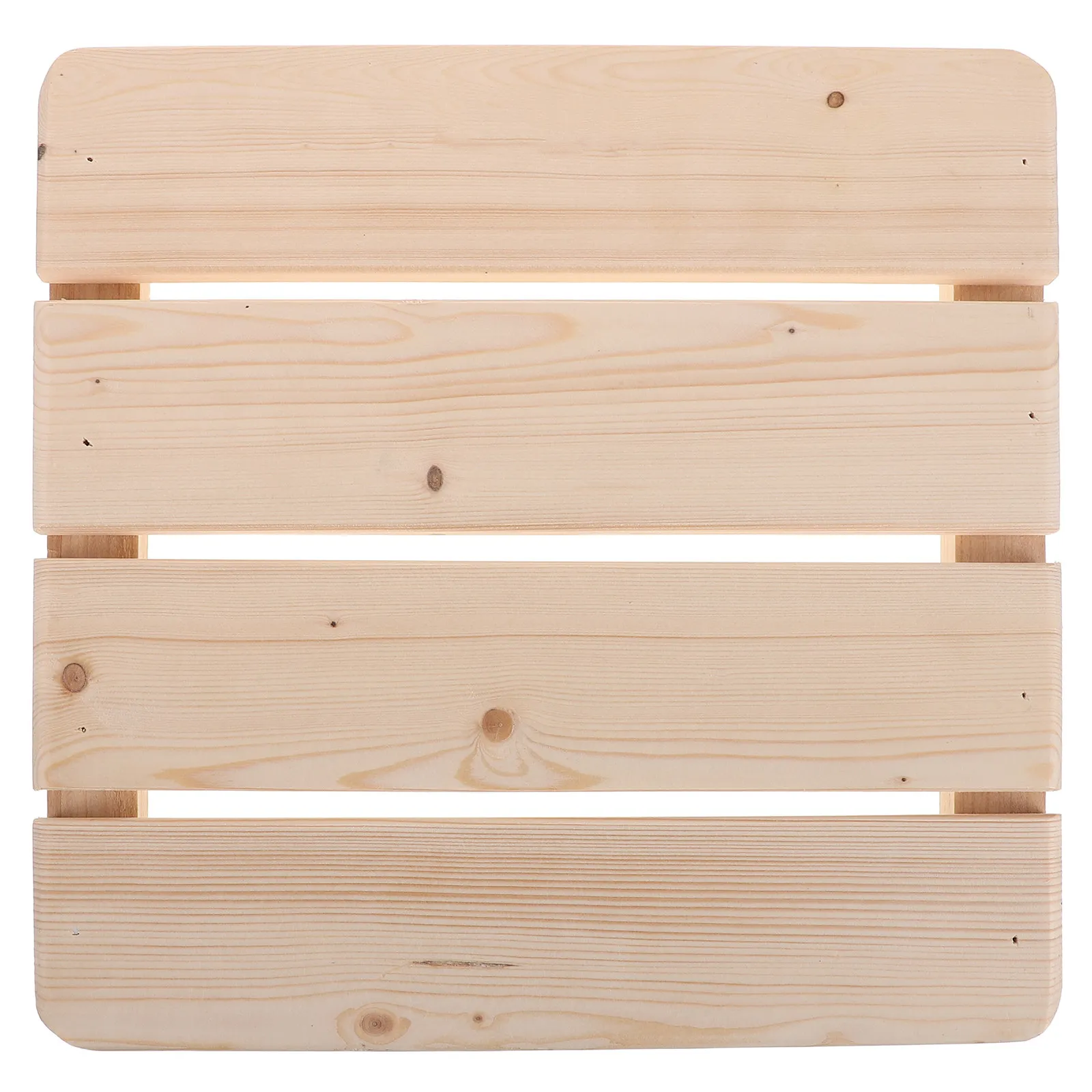 

Деревянный нескользящий коврик для сауны 30x30 см, уличный коврик для ванной, решетчатое напольное покрытие для душа, для ванных комнат, спа-салонов, паровых боксов, влажных зон